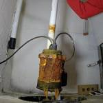 rusted out sump pump | The Basement Doctor